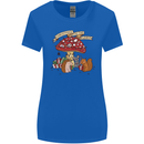 Christmas Hedgehog Toadstool Mouse Womens Wider Cut T-Shirt Royal Blue