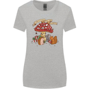 Christmas Hedgehog Toadstool Mouse Womens Wider Cut T-Shirt Sports Grey