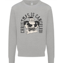 Christmas Is Cancelled Funny Bah Humbug Kids Sweatshirt Jumper Sports Grey