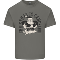 Christmas Is Cancelled Funny Bah Humbug Kids T-Shirt Childrens Charcoal
