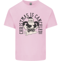Christmas Is Cancelled Funny Bah Humbug Kids T-Shirt Childrens Light Pink