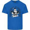 Christmas Is Cancelled Funny Bah Humbug Kids T-Shirt Childrens Royal Blue