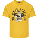 Christmas Is Cancelled Funny Bah Humbug Kids T-Shirt Childrens Yellow
