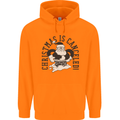 Christmas Is Cancelled Funny Bah Humbug Mens 80% Cotton Hoodie Orange