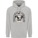 Christmas Is Cancelled Funny Bah Humbug Mens 80% Cotton Hoodie Sports Grey