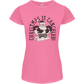 Christmas Is Cancelled Funny Bah Humbug Womens Petite Cut T-Shirt Azalea