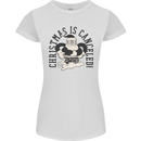 Christmas Is Cancelled Funny Bah Humbug Womens Petite Cut T-Shirt White