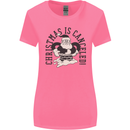 Christmas Is Cancelled Funny Bah Humbug Womens Wider Cut T-Shirt Azalea