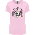 Christmas Is Cancelled Funny Bah Humbug Womens Wider Cut T-Shirt Light Pink