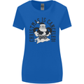 Christmas Is Cancelled Funny Bah Humbug Womens Wider Cut T-Shirt Royal Blue