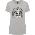 Christmas Is Cancelled Funny Bah Humbug Womens Wider Cut T-Shirt Sports Grey