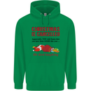 Christmas Is Cancelled Funny Santa Clause Childrens Kids Hoodie Irish Green