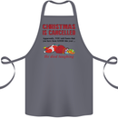 Christmas Is Cancelled Funny Santa Clause Cotton Apron 100% Organic Steel