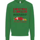 Christmas Is Cancelled Funny Santa Clause Kids Sweatshirt Jumper Irish Green