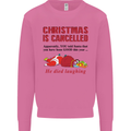 Christmas Is Cancelled Funny Santa Clause Mens Sweatshirt Jumper Azalea