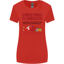 Christmas Is Cancelled Funny Santa Clause Womens Wider Cut T-Shirt Red