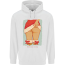 Christmas Is Sexy Funny Santa Xmas Mens 80% Cotton Hoodie White