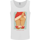 Christmas Is Sexy Funny Santa Xmas Mens Vest Tank Top White