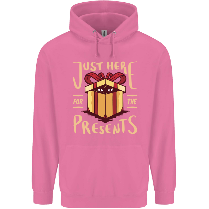 Christmas Just Here For the Presents Funny Childrens Kids Hoodie Azalea