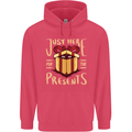 Christmas Just Here For the Presents Funny Childrens Kids Hoodie Heliconia