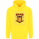 Christmas Just Here For the Presents Funny Childrens Kids Hoodie Yellow