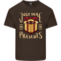 Christmas Just Here For the Presents Funny Kids T-Shirt Childrens Chocolate