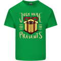 Christmas Just Here For the Presents Funny Kids T-Shirt Childrens Irish Green