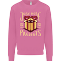 Christmas Just Here For the Presents Funny Mens Sweatshirt Jumper Azalea