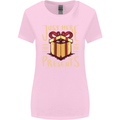 Christmas Just Here For the Presents Funny Womens Wider Cut T-Shirt Light Pink