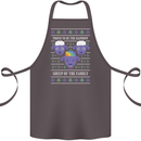 Christmas LGBT Rainbow Sheep Gay Pride Cotton Apron 100% Organic Dark Grey