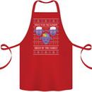 Christmas LGBT Rainbow Sheep Gay Pride Cotton Apron 100% Organic Red