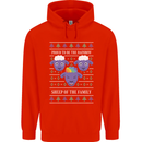 Christmas LGBT Rainbow Sheep Gay Pride Mens 80% Cotton Hoodie Bright Red