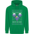 Christmas LGBT Rainbow Sheep Gay Pride Mens 80% Cotton Hoodie Irish Green