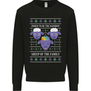 Christmas LGBT Rainbow Sheep Gay Pride Mens Sweatshirt Jumper Black