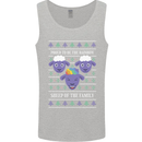 Christmas LGBT Rainbow Sheep Gay Pride Mens Vest Tank Top Sports Grey