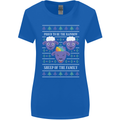 Christmas LGBT Rainbow Sheep Gay Pride Womens Wider Cut T-Shirt Royal Blue