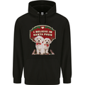 Christmas Maltese Funny Santa Paws Xmas Childrens Kids Hoodie Black