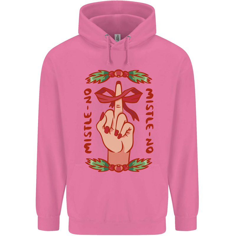 Christmas Mistle No Funny Bah Humbug Childrens Kids Hoodie Azalea