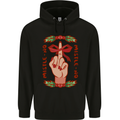 Christmas Mistle No Funny Bah Humbug Childrens Kids Hoodie Black