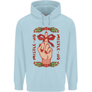 Christmas Mistle No Funny Bah Humbug Childrens Kids Hoodie Light Blue