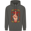 Christmas Mistle No Funny Bah Humbug Childrens Kids Hoodie Storm Grey