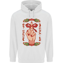 Christmas Mistle No Funny Bah Humbug Childrens Kids Hoodie White