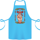 Christmas Mistle No Funny Bah Humbug Cotton Apron 100% Organic Turquoise