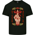 Christmas Mistle No Funny Bah Humbug Kids T-Shirt Childrens Black