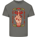 Christmas Mistle No Funny Bah Humbug Kids T-Shirt Childrens Charcoal