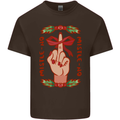 Christmas Mistle No Funny Bah Humbug Kids T-Shirt Childrens Chocolate