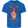 Christmas Mistle No Funny Bah Humbug Kids T-Shirt Childrens Royal Blue
