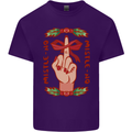 Christmas Mistle No Funny Bah Humbug Mens Cotton T-Shirt Tee Top Purple