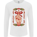 Christmas Mistle No Funny Bah Humbug Mens Long Sleeve T-Shirt White