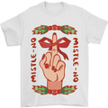 Christmas Mistle No Funny Bah Humbug Mens T-Shirt 100% Cotton White